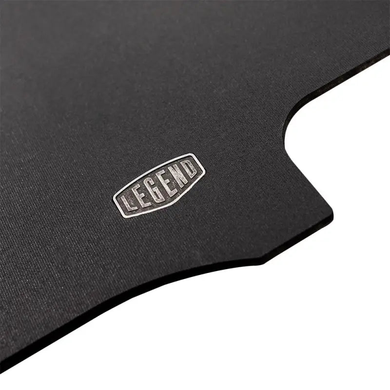 Black lightweight composite floor mat with LEGEND emblem for Legend Fleet Evolve