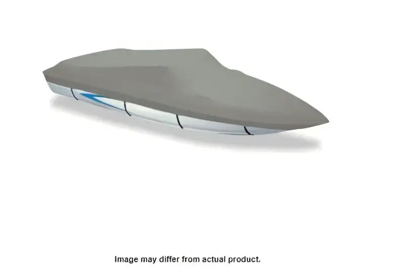 Gray carver boat cover for Carver boat 74201F-10 Oj-14 N O/B