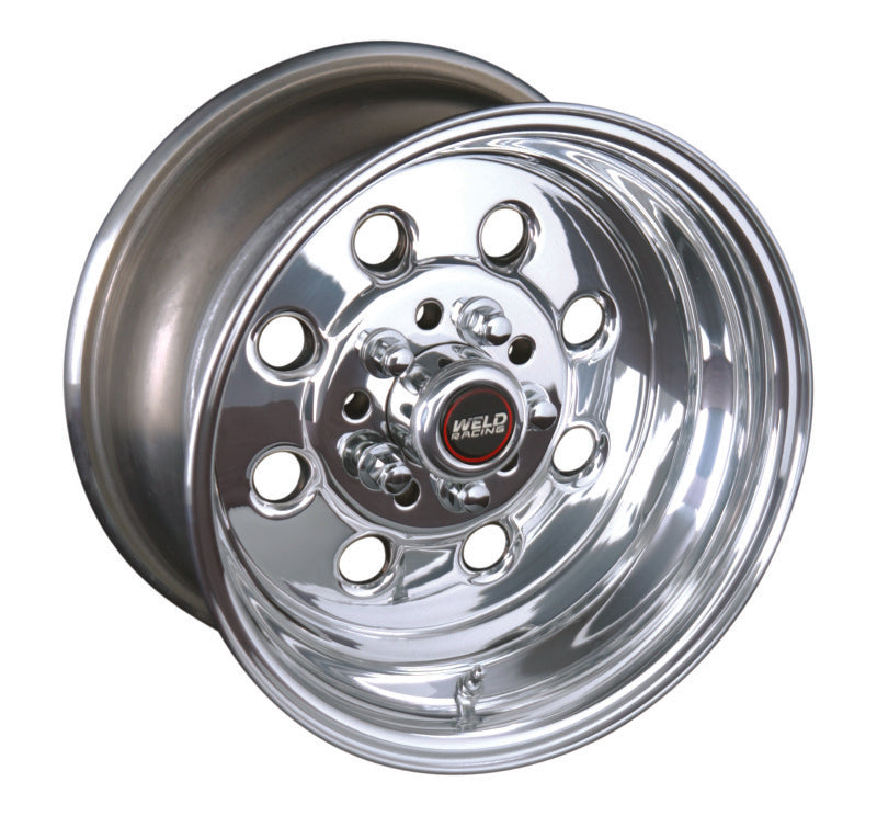 Weld 90-54030 Weld Draglite 15x3.5 / 4x108 & 4x4.5 BP / 1.375in. BS Polished Wheel - Non-Beadlock