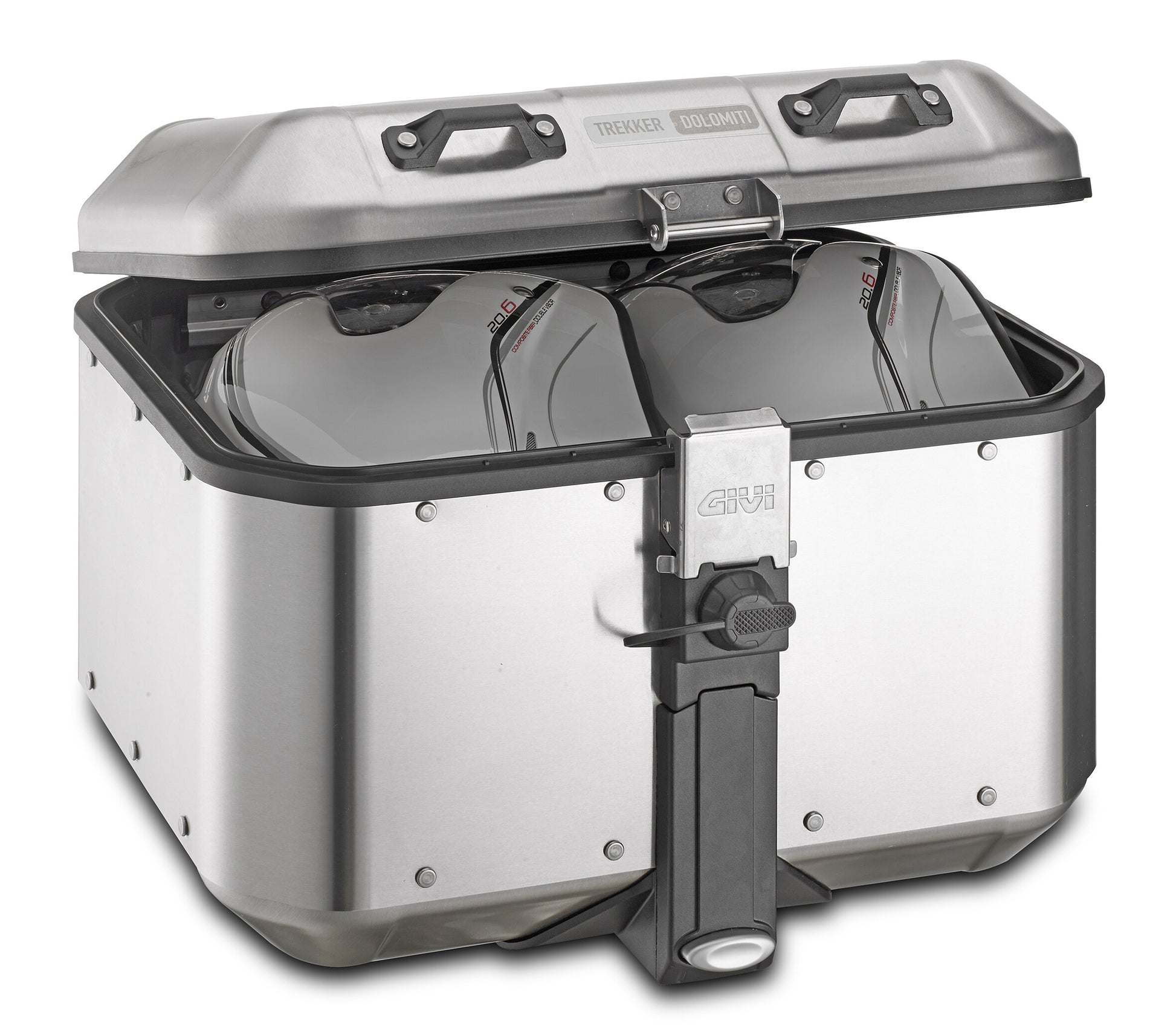 Givi Dolomiti Monokey 46 L Top Case Luggage DLM46A - Silver 46L