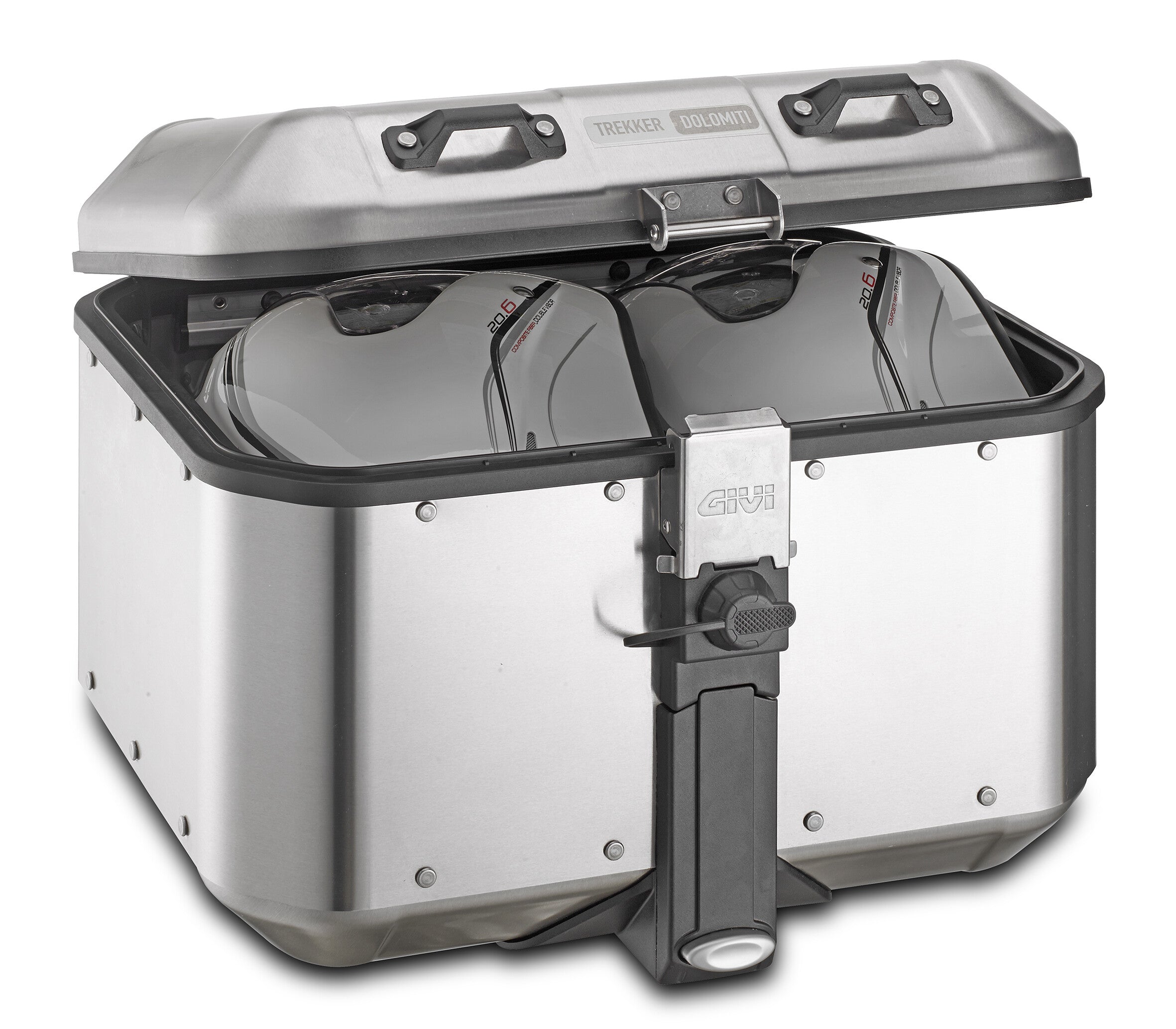 Givi Dolomiti Monokey 46 L Top Case Luggage DLM46A - Silver 46L