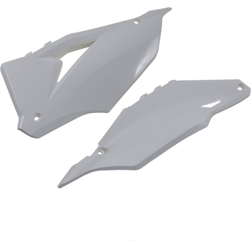 Cycra 1CYC-2770-42 Cycra 21-23 Kawasaki KX250F Side Number Panels - White