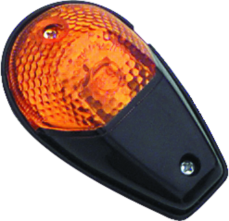 BikeMaster Marker/Side Lights 5/16in Mount Single Bulb Amber - 410651