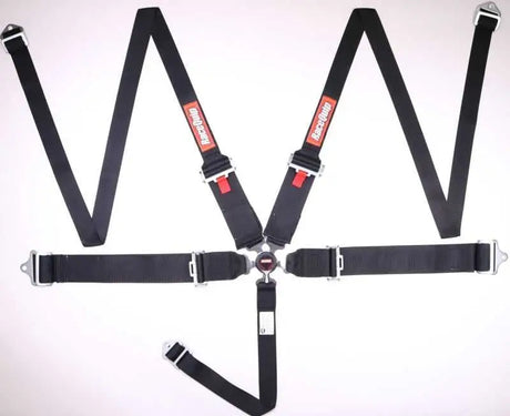Racequip 745005 RaceQuip Black SFI CAMLOCK 5pt PD Lap HNR Seat Belt