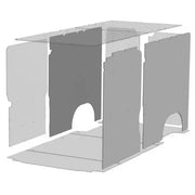 Exploded view of Legend Fleet Duratherm Wall Liner for van interior paneling kit