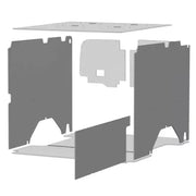 Exploded view of van interior paneling with Legend Fleet Duratherm wall liner