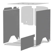 Exploded view of van interior paneling with Legend Fleet Duratherm Wall Liner