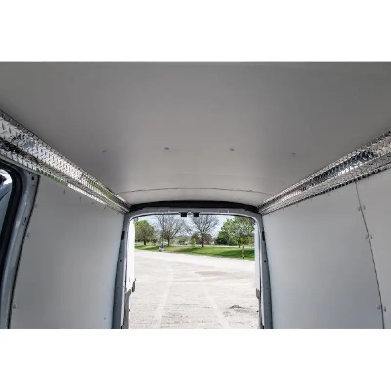 Cargo van interior with Legend Fleet Duratherm ceiling liner in the fleet duratherm ceiling