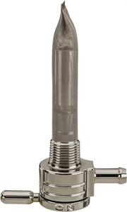GOLAN 75-516S-CS 3/8 Npt Petcock Straight Chrome 5/16 Hose