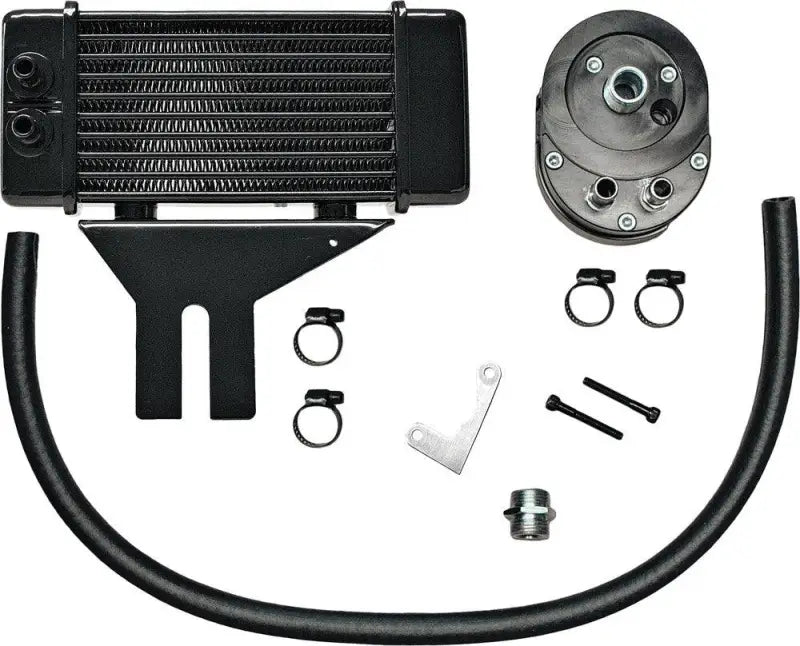 750-2500 Jagg Lowmount 10-Row Oil Cooler Black - RV and Auto Parts