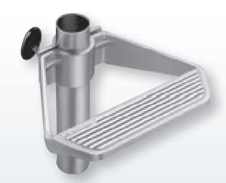 Silver Garelick Footrest Aluminum with adjustment knob for comfortable seating
