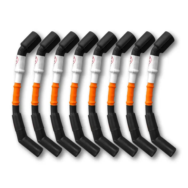 Kooks Headers 750203 750203 Kooks 10mm Spark Plug Wires - Orange w/Black Boots (8 pc. Set)