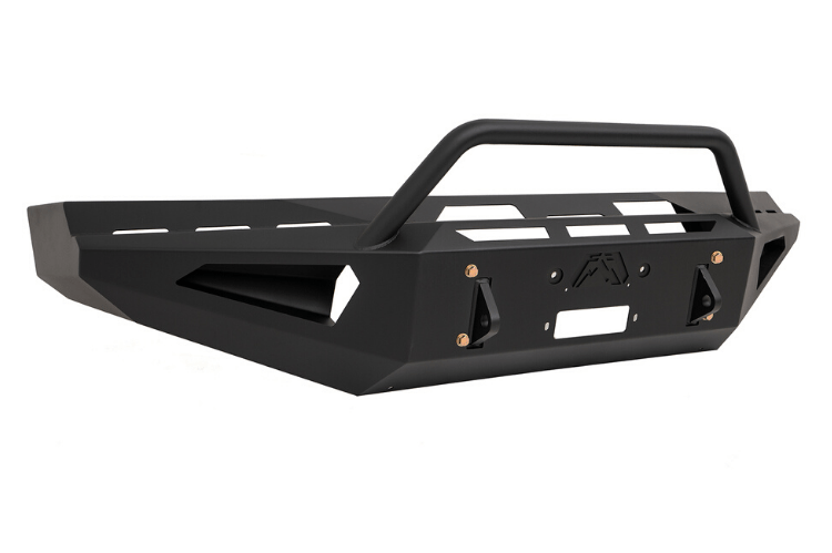 CH05-RS1362-1 Fab Fours 2003-2007 Chevy Hd Classic Red Steel Bumper, high-quality steel, off-road protection, stylish design.