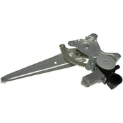 Silver metal window regulator with motor for Dorman window, model 751-109