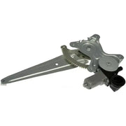 Silver metal window regulator with motor for Dorman window, model 751-109