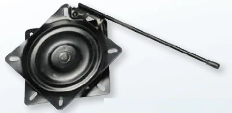 75116 Garelick Locking Black Swivel - Boat Seat Mount