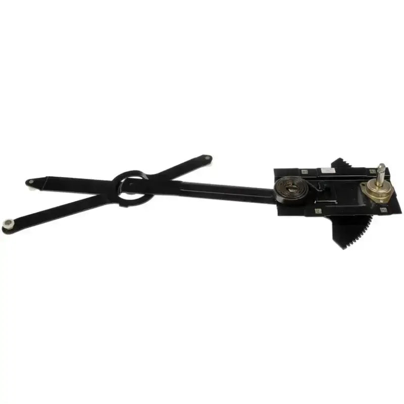 Black metal window regulator for Dorman window regulator replacement on Dorman window