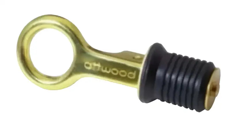 Attwood Marine Plug-Snap Drn Pdq 7524D1, brass construction with ergonomic snap handle and push-pull locking mechanism.