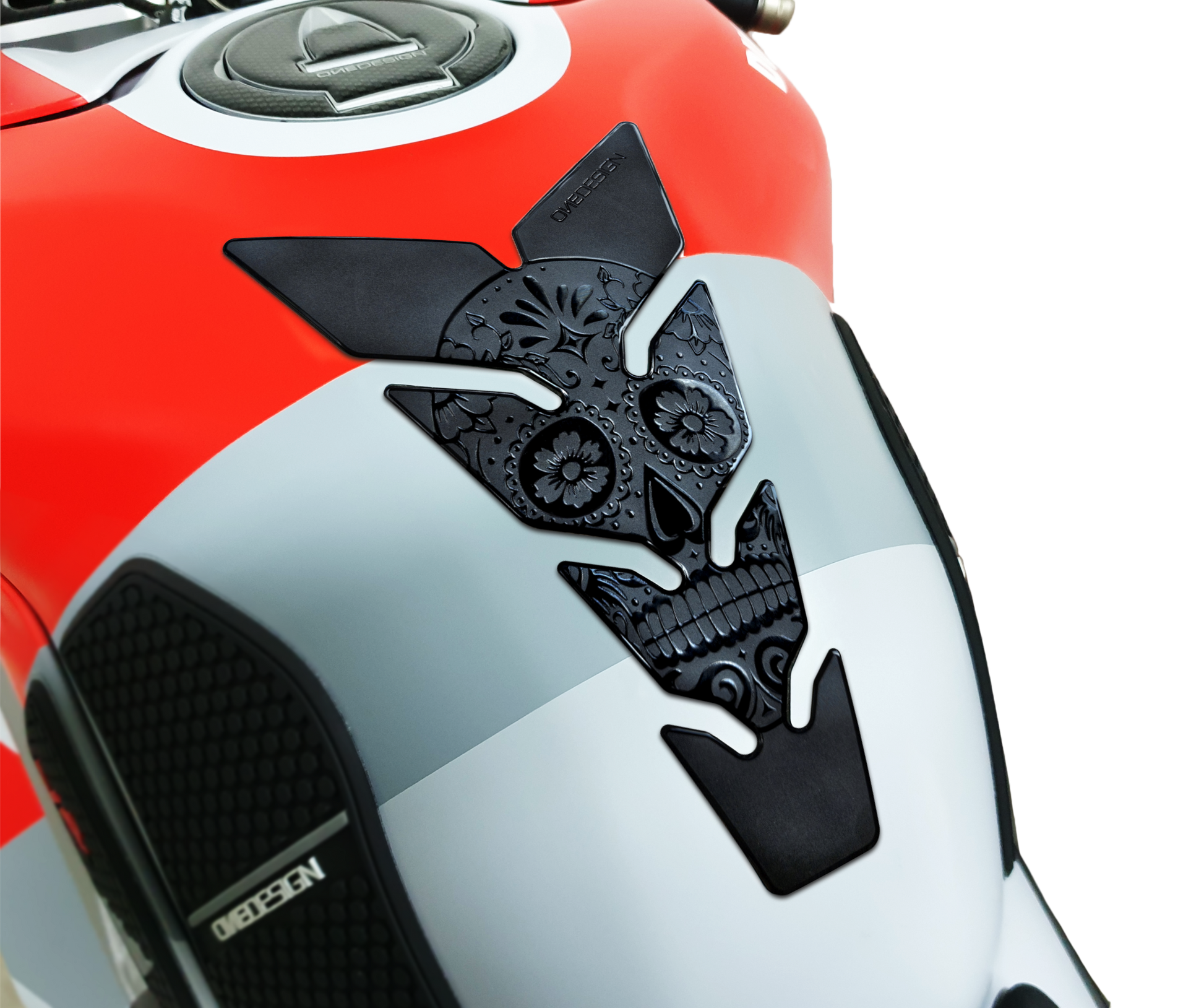 ONE Emblems Ultra-Thin Tank Pads Accessories XT4 - Black Ultra-Thin Pad Skull