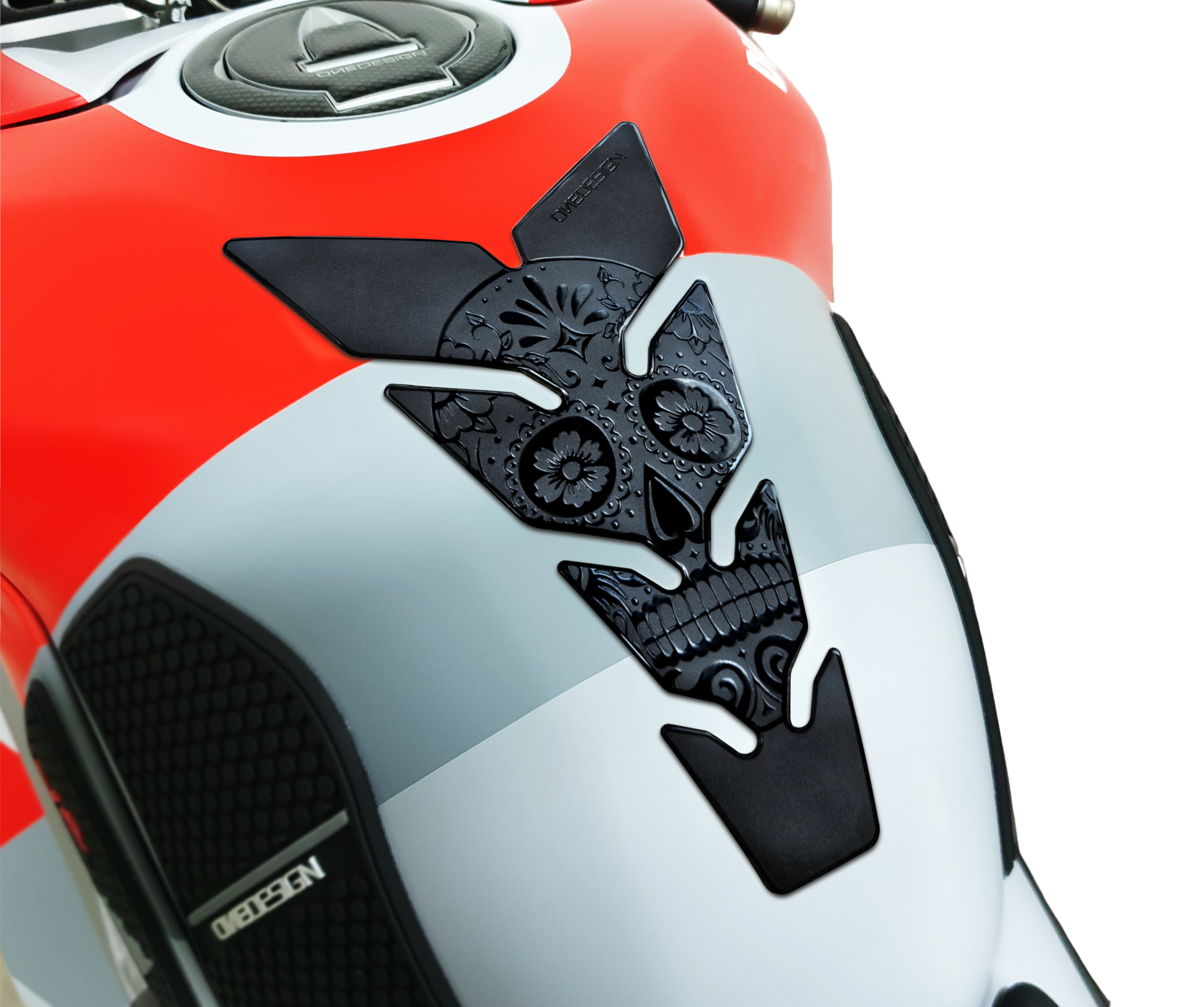 ONE Emblems Ultra-Thin Tank Pads Accessories XT4 - Black Ultra-Thin Pad Skull