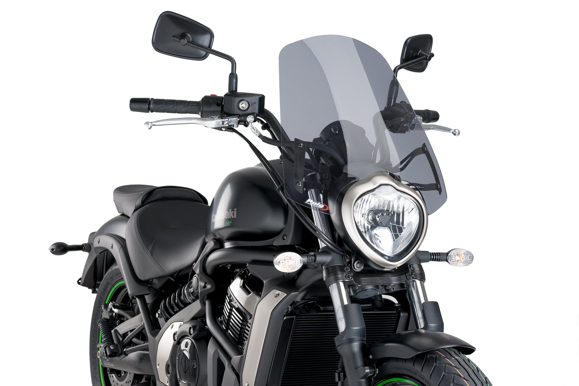 Puig Racing Windscreen Windshield/Windscreen 8164H - Smoke Naked New Gen Touring