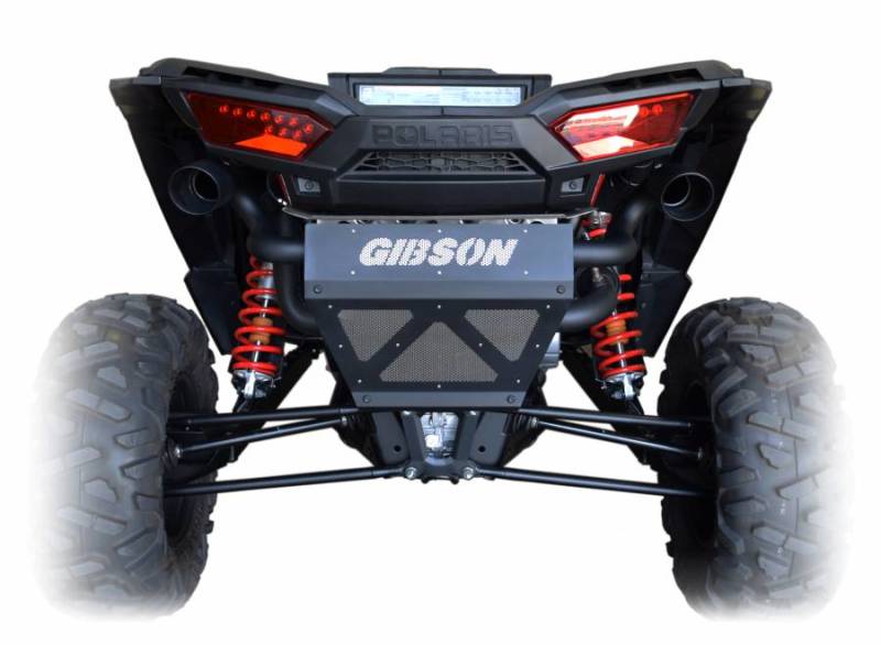 Gibson 999701000S-B Gibson Polaris RZR UTV Beauty Plate - Black Ceramic