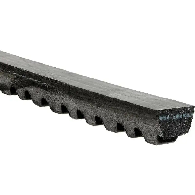 Black rubber serpentine belt for gates corp v-belt applications in machinery