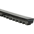 Black rubber serpentine belt for Gates Corp V-Belt system in industrial machines