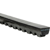 Black rubber serpentine belt for Gates Corp V-Belt system in industrial machines