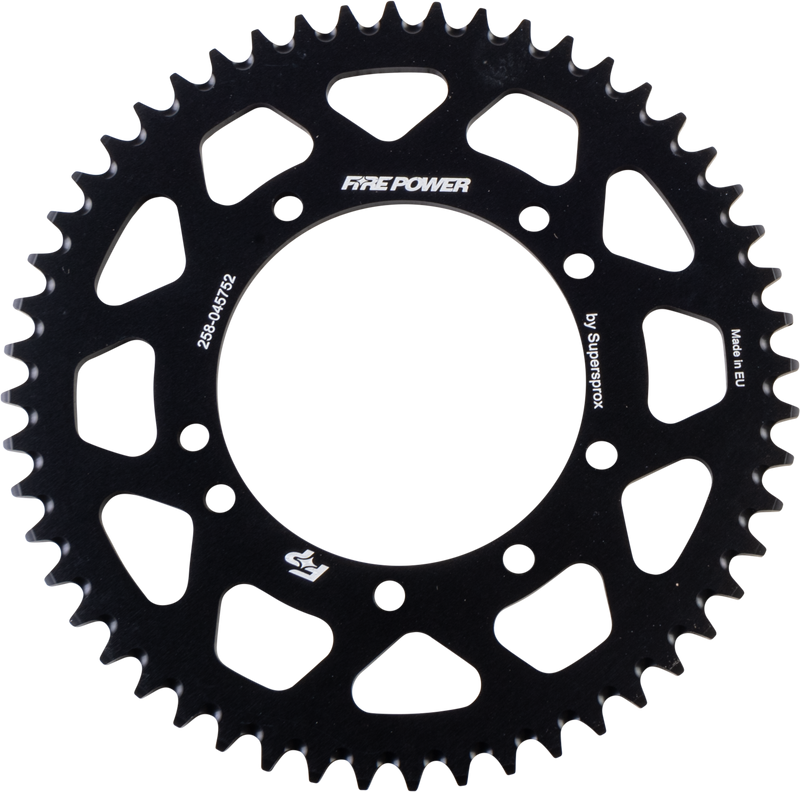 FPA-457-52-BLK Fire Power Rear Sprocket Aluminum 52T Blk