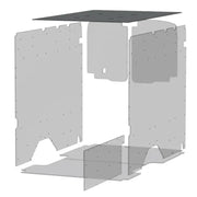 Exploded view of van interior paneling with Legend Fleet Duratherm ceiling liner