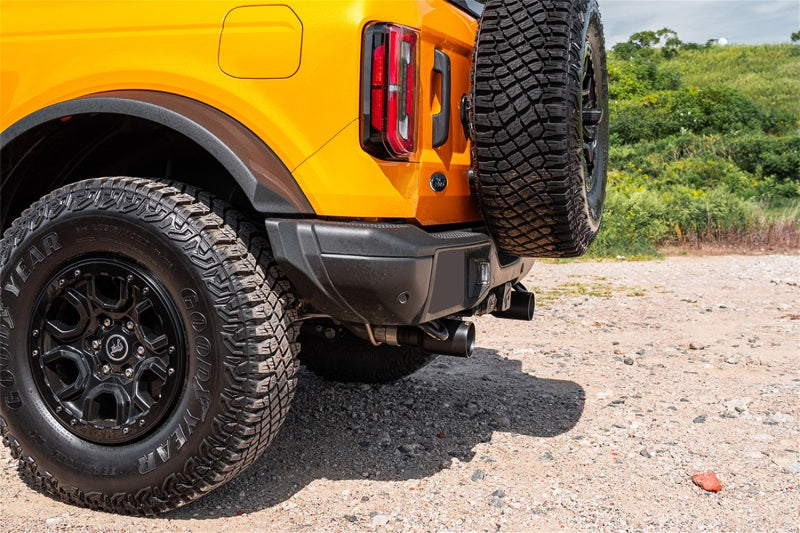 CORSA Performance 21204 Corsa 21-22 Ford Bronco 2.3L Turbo 2.75in Cat-Back Single Exhaust w/ 4in Straight-Cut Polished Tips