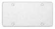 76100 Cruiser License Plate Cover Clear Flat
