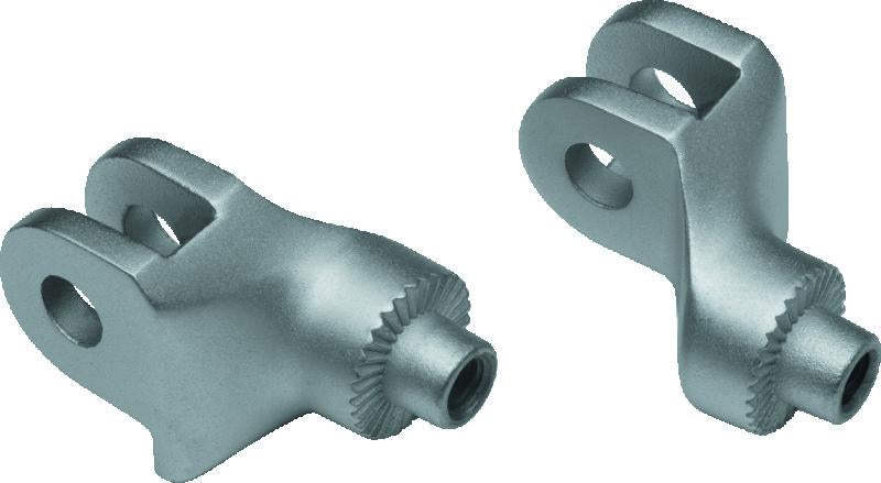 Kuryakyn 8904 Kuryakyn Splined Front Peg Adapter Triimph Bonneville Silver - 8904
