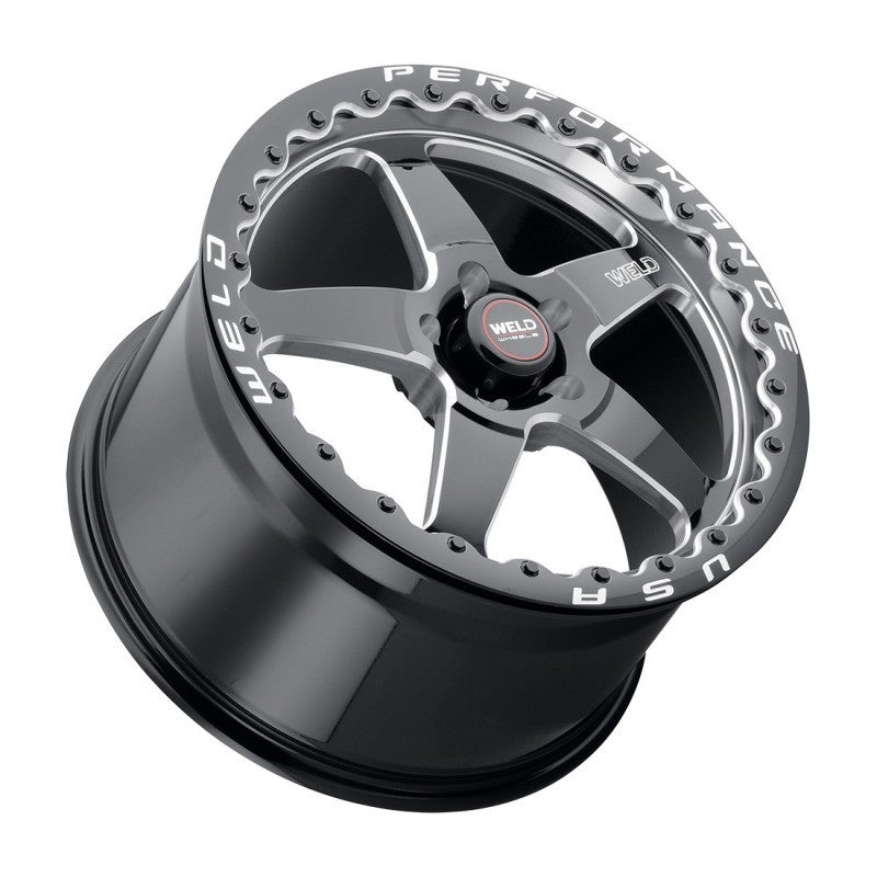 Weld S90480067P50 Weld S904 18x10 Ventura Beadlock 5x114.3 ET50 BS7.50 Gloss BLK MIL DIA 78.1 - S90480067P50