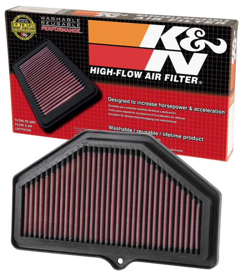 K&N Engineering SU-7504 K&N 04-05 Suzuki GSXR600/GSXR750 Replacement Air Filter