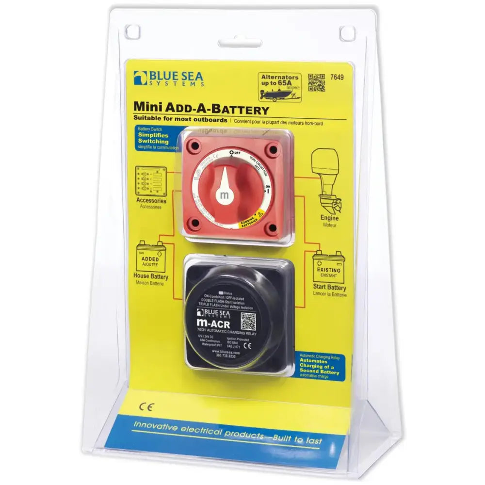 7649-BSS Blue Sea Solenoid Add A Battery Mini