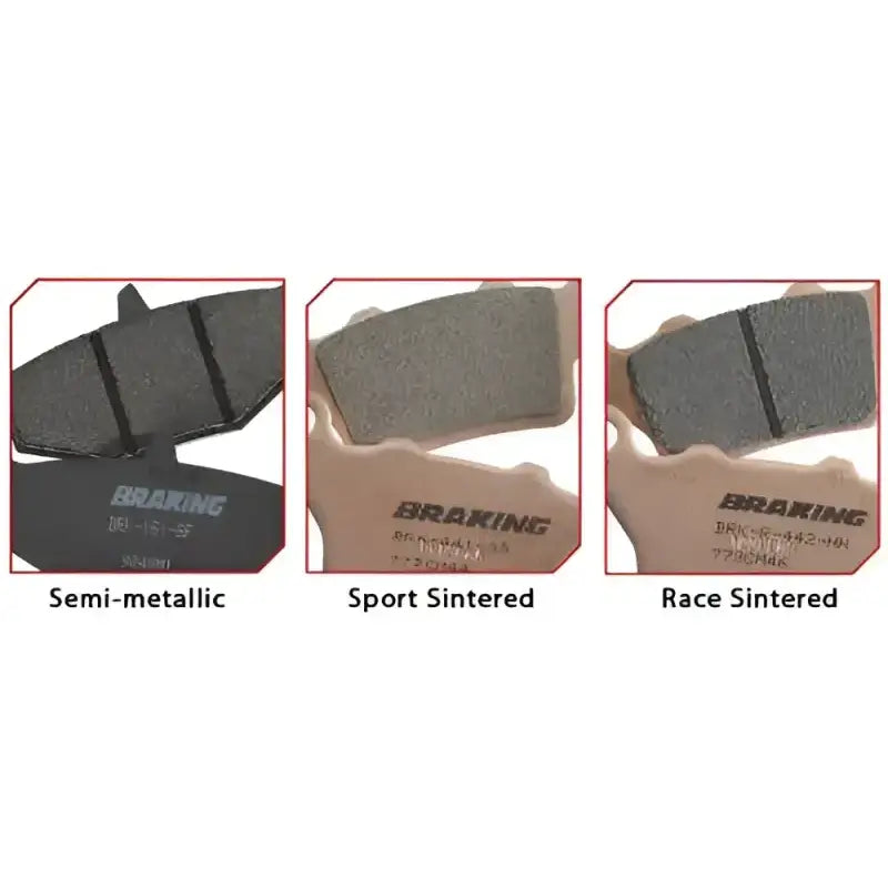 BRAKING 764SM1 Brake Pad Set Semi Metallic