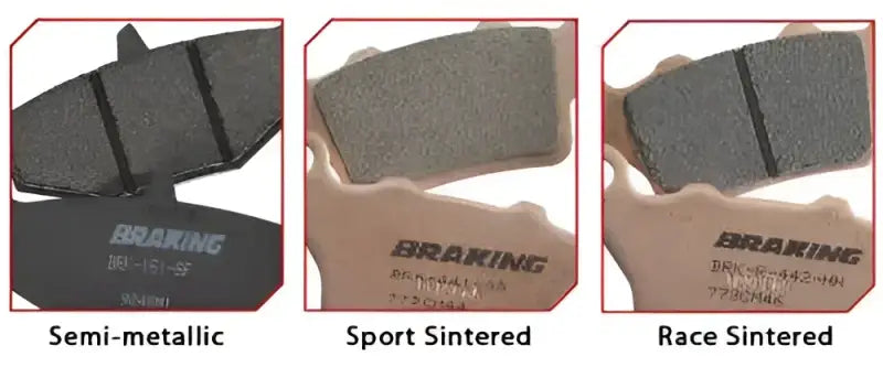 BRAKING 764SM1 Brake Pad Set Semi Metallic