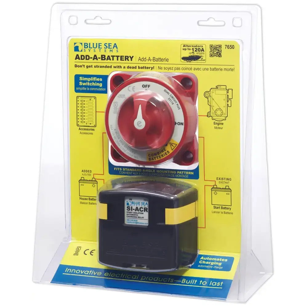 7650-BSS Blue Sea Solenoid Add A Battery