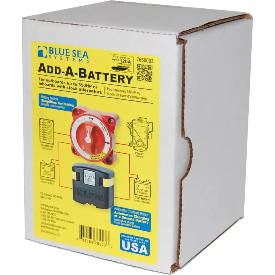 7650003-BSS Blue Sea Solenoid Add A Battery - Boxed