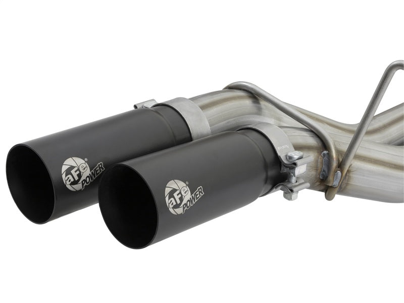 aFe 49-43091-B aFe POWER Rebel Series 3in 409 SS Cat Back Exhaust w/ Black Tips 17 Ford F-150 Raptor V6-3.5L