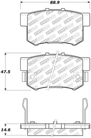 Stoptech 305.05370 StopTech Street Select Brake Pads - Front/Rear
