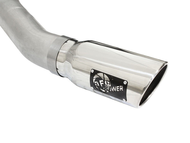 aFe 49-03069-P aFe Atlas Exhausts 4in Cat-Back Aluminized Steel Exhaust 2015 Ford F-150 V6 3.5L (tt) Polished Tip