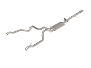 aFe 49-34140 aFe Gemini XV 4in to Dual 3in 304 SS Cat-Back Exhaust w/ Cutout 19-21 GM Silverado/Sierra V8-6.2L