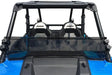 Blue utility vehicle with dark tinted rear windshield for 77-4250-T Spike Half Windshield