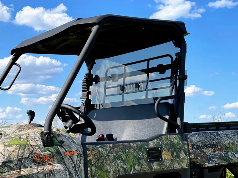 77-8850 Spike Full Dual Vent Windshield Kaw - Windshield/Windscreen