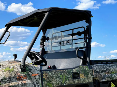 77-8850 Spike Full Dual Vent Windshield Kaw - Windshield/Windscreen