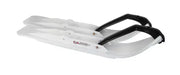 White pair of Extreme Xt Pro skis with black handles for pro skis white enthusiasts