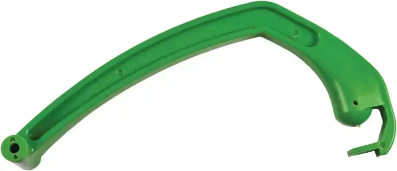 Curved green plastic ski loops handle with hook end for Ski Loops Green product